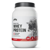 Levels Nutrition front tub showing clean label and strawberry flavor benefit clarity