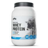 Levels Whey front packaging showing clean label and 2 lb size benefiting clear ingredient choices
