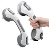 LEVERLOC front view of two-pack grab bars showing clean installation benefit