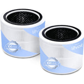 Levoit front packaging showing genuine replacement filter and model compatibility benefit