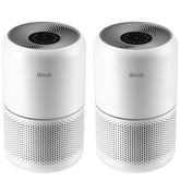 Levoit Core 300-P front panel showing vents and sleek white finish for efficient home airflow