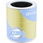 Levoit filter front packaging showing brand and model, ensures authentic replacement
