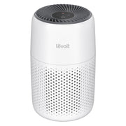 Levoit front view showing compact purifier and clean design benefit