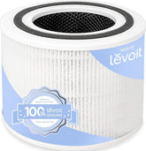 Levoit filtro Core P350-P frente del empaque mostrando diseño y ajuste