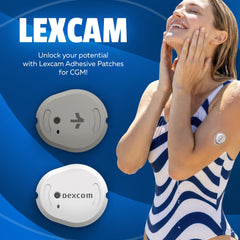 Lexcam primer plano textura adhesiva del parche que muestra seguridad y confort