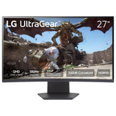 LG UltraGear vista frontal con diseño borderless y rápido refresco