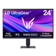 LG UltraGear front view showing slim bezel and immersive display benefit