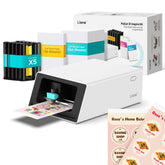 Liene PixCut S1 vista frontal mostrando botón y ranura para papel, facilidad de uso