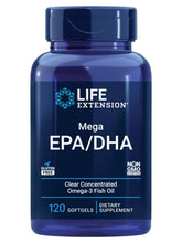 Life Extension frente del producto mostrando la botella y beneficio de omega‑3