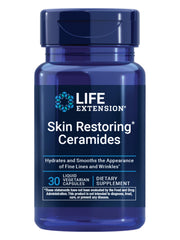 Life Extension frontal del producto mostrando frasco y texto visible y beneficio estético