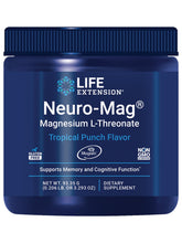 Life Extension product front packaging showing Neuro‑Mag and benefits