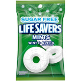 Life Savers bolsa frontal mostrando color verde y frescura