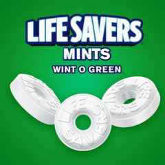 Life Savers close-up de textura del caramelo, claro efecto refrescante