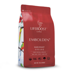 LIFEBOOST empaque frontal mostrando diseño y advertencia de bajo ácido