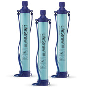 LifeStraw vista frontal mostrando diseño compacto y transporte fácil