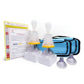 LifeVac front view showing travel kit and compact case, LifeVac adds quick rescue readiness