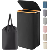 Lifewit front view of full laundry hamper showing neat storage