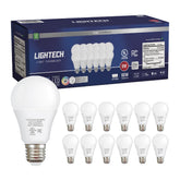 Lightech front packaging showing 12-pack and energy savings