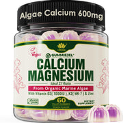 LILICARE front packaging showing clean vegan calcium gummy bottle and label benefits