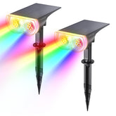 Linkind front view of 2-pack RGB spotlights showing compact design and convenience