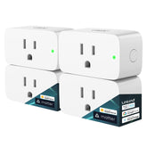 Linkind smart plug front view showing compact design and outlet access for easy installation