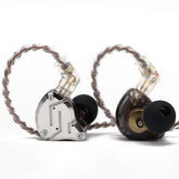 Linsoul KZ ZS10 Pro front view showing polished faceplate and nozzle, attractive and durable