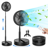 LIPETY vista frontal del ventilador portátil mostrando diseño compacto y potencia