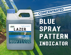 Liquid Harvest primer plano del líquido azul indicando consistencia