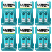 Listerine pocketmist front packaging showing compact bottle and branding for easy freshness