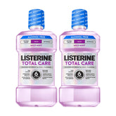 Listerine frasco frente mostrando diseño y volumen para fácil identificación