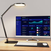 LitONES front view desk lamp highlighting modern slim profile and versatile use