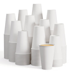 LITOPAK vaso delantero presentación blanco, visualiza forma y capacidad