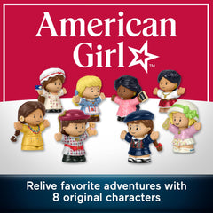 Little People COLLECTOR eight characters lined up for clear identification and display