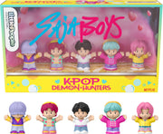 Little People COLLECTOR window box showing Saja Boys and clear display benefit