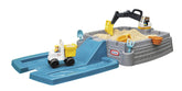Little Tikes front view of sandbox showing excavator and basin for active play