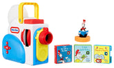 Little Tikes front view projector showing controls and portability benefit