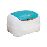 Little Tikes front view of toy chest showing bright colors and storage benefit
