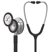 Littmann vista frontal del estetoscopio mostrando acabado y tubo, ideal para uso profesional