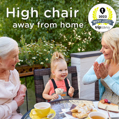liuliuby close-up of padded seat for comfortable baby dining