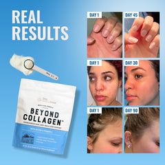 Detalle del polvo Beyond Collagen para apreciar textura fina y fácil disolución