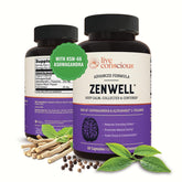 Live Conscious ZenWell front bottle showing supplement packaging and calm benefits