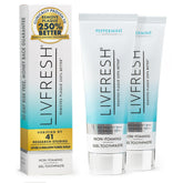 LIVFRESH frente del empaque 2 pack mostrando valor clínico y ahorro