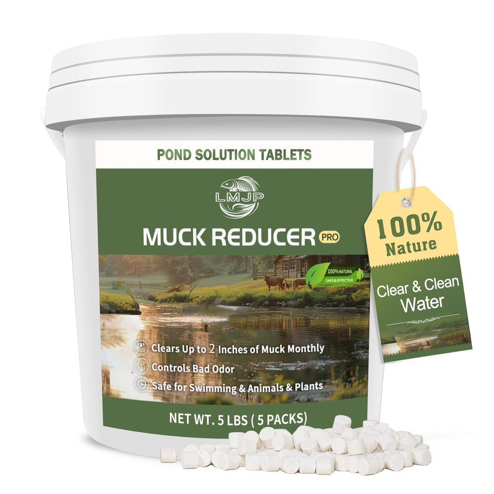 LMJP front packaging showing 5 lb container with product details and benefits