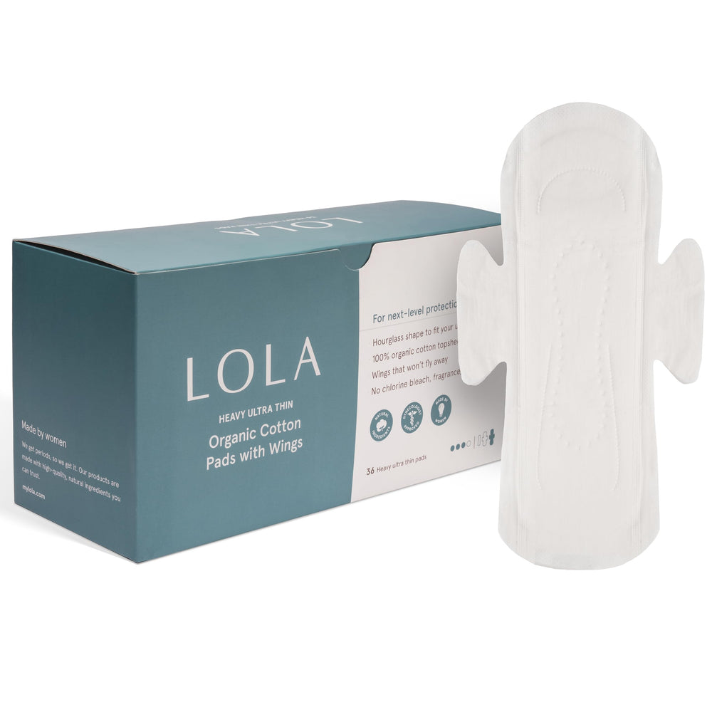 LOLA empaque frontal mostrando 36 unidades y etiqueta orgánica