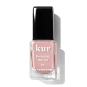 LONDONTOWN botella frontal del Nail Veil mostrando color y empaque elegante