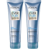 L'Oreal Paris front packaging showing shampoo and conditioner, clear product view and brand benefit