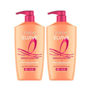 L'Oreal Paris frasco frontal del set muestra diseño y beneficio sellado de puntas