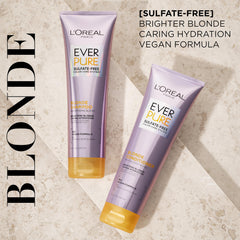 L'Oreal Paris EverPure Blonde textura cremosa que hidrata y facilita aplicación