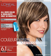 L'Oreal Paris kit frontal mostrando caja y tono French Éclair para un acabado profesional