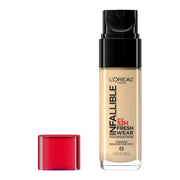 L'Oreal Paris vista frontal del envase que muestra elegancia y tamaño práctico